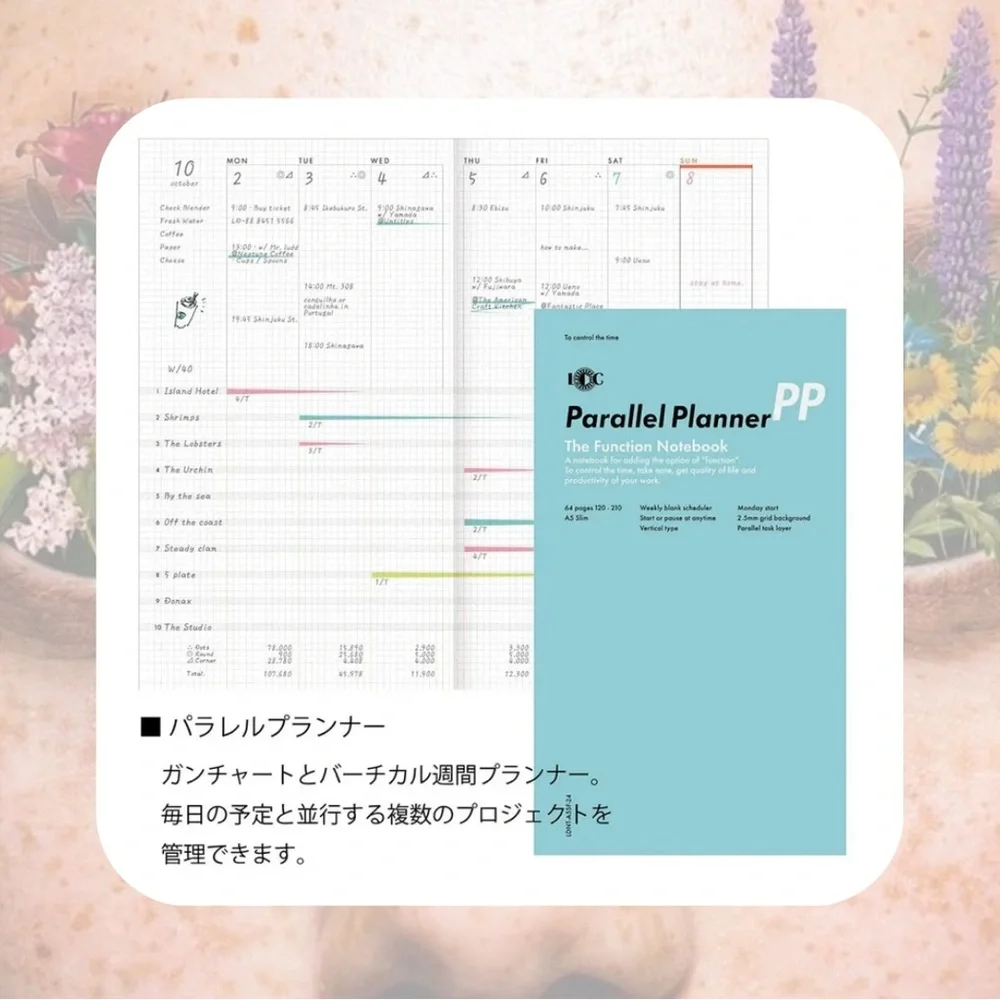 🆕 LUDDITE Function planner series weekly Parallel Planner, tracking, goals